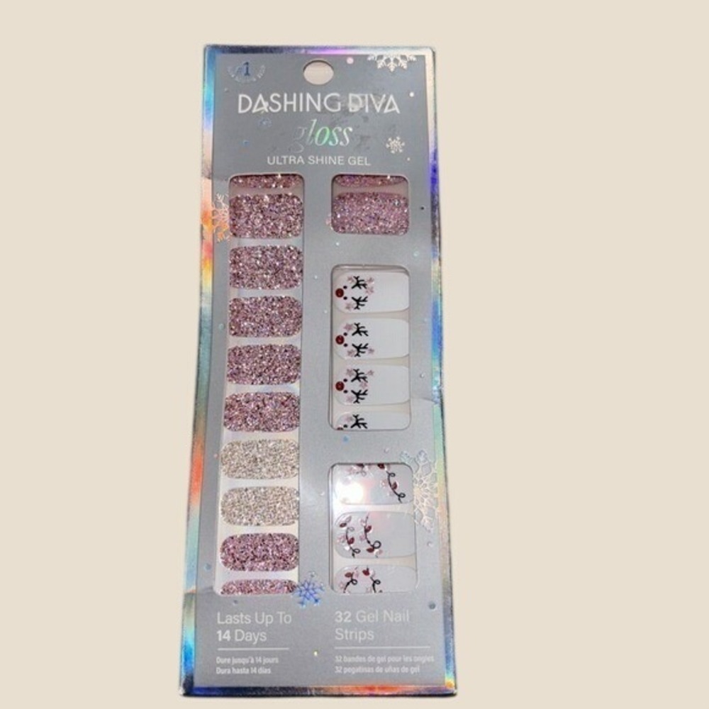 #1 Best Seller Dashing Diva Gloss Ultra‎ Shine Gel 32 Gel Nail Strips Light show